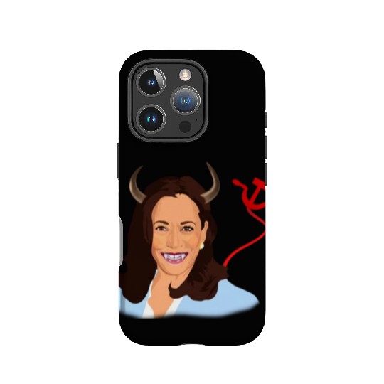 Trump kamala harris monster communist IPhone Cases