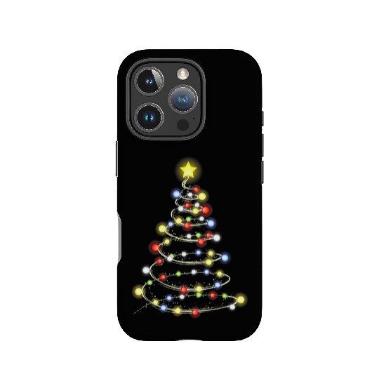 christmas tree christmas light IPhone Cases