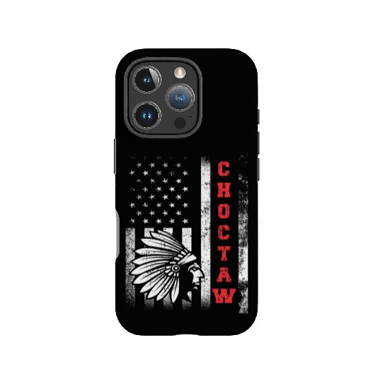 Choctaw Flag US USA Native American Indian Gift IPhone Cases