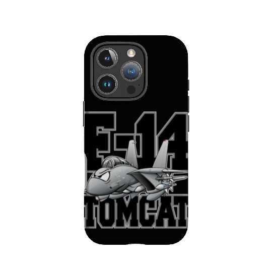 F-14 Tomcat Military Fighter Jet Aircraft Cartoon IPhone Cases