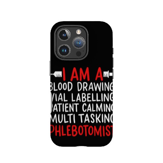 Phlebotomist Laboratory Vein Artery IPhone Cases