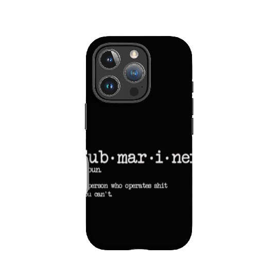Submariner Definition US Navy Veteran Military Gif IPhone Cases