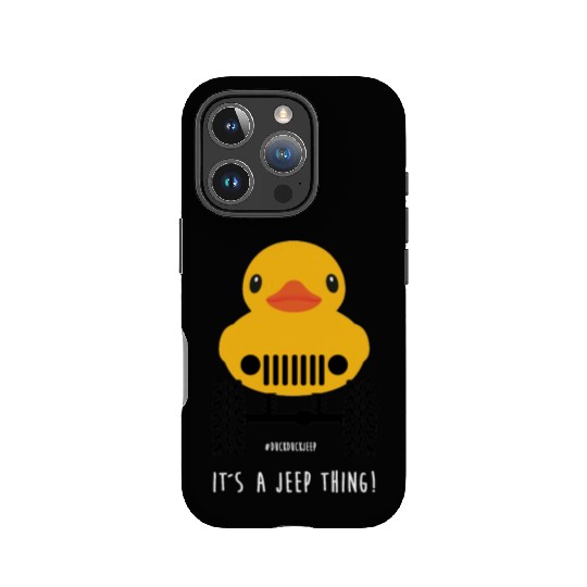 Cute Jeep Rubber duck on Offroad wheels duckduck IPhone Cases