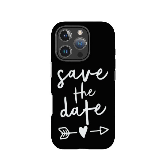 Bride Couple Engagement Save The Date Wedding IPhone Cases