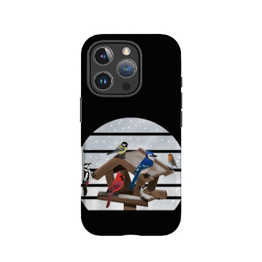 Birds Bird House Cardinal Blue Jay Robin Sparrow IPhone Cases