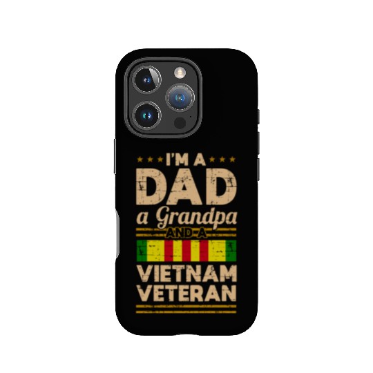 Dad Grandpa Vietnam Veteran Vintage IPhone Cases