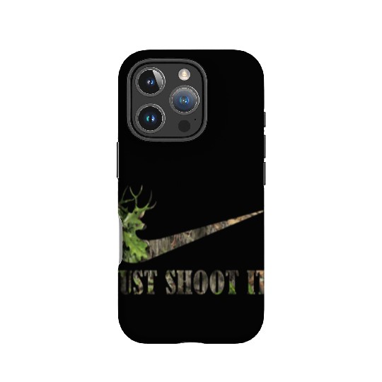 Just Shoot It Deer Hunting Camouflage IPhone Cases
