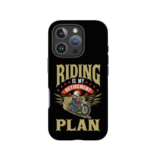 Motorcycle Retirement Gift for Old Biker Father IPhone Cases