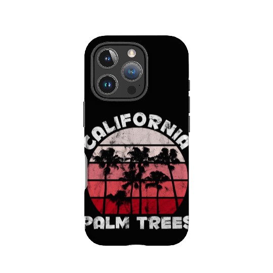 California Palm Trees Malibu IPhone Cases