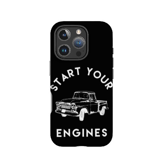 Start Your Engines Mechanic IPhone Cases | Gift For