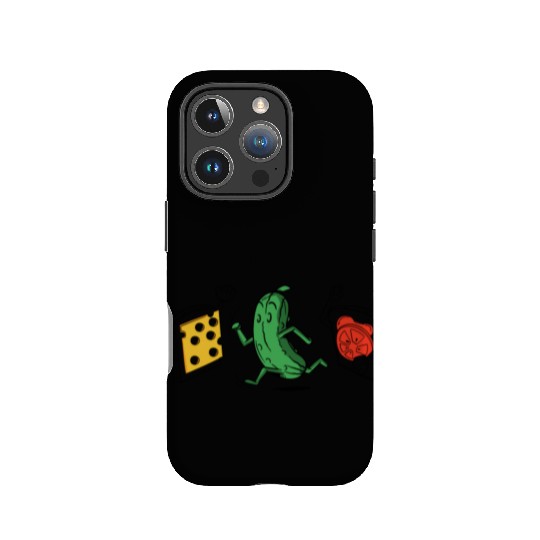 Baseball Pickle Runner Tomato Cheese Sandwich Joke IPhone Cases