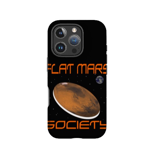 Flat Mars Society IPhone Cases