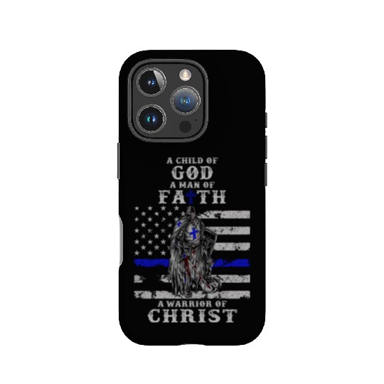 Police Officer Knight Templar A Child Of God A Man IPhone Cases