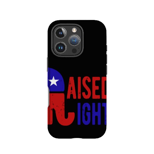 Raised Right Proud Republican Elephant Logo Usa IPhone Cases