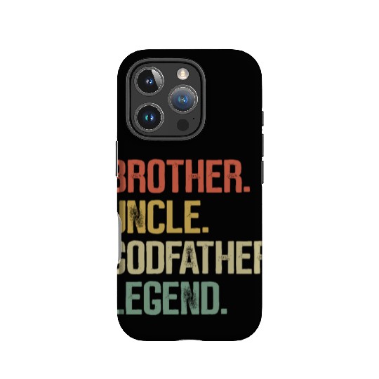 Brother Uncle Godfather Legend Promoted To Godfath IPhone Cases