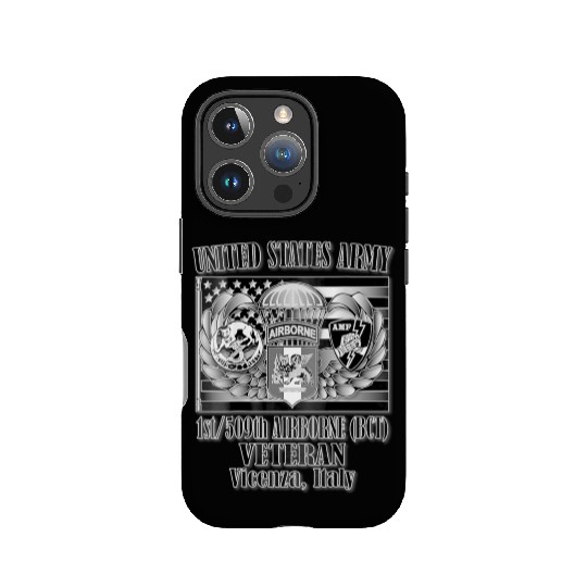 1 509th Airborne BCT Veteran Back Design IPhone Cases
