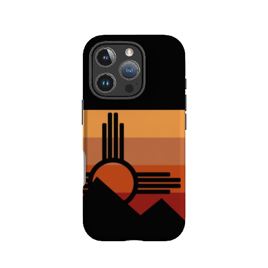 Zia Sun New Mexico Zia Mountains IPhone Cases