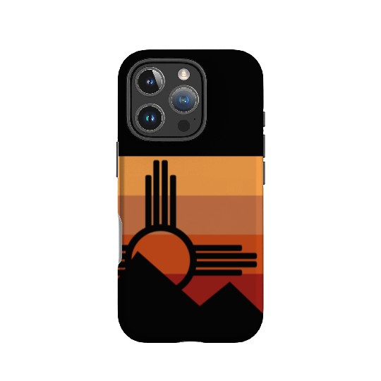 Zia Sun New Mexico Zia Mountains IPhone Cases