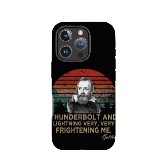 Thunderbolt and lightning Galileo Astronomy IPhone Cases