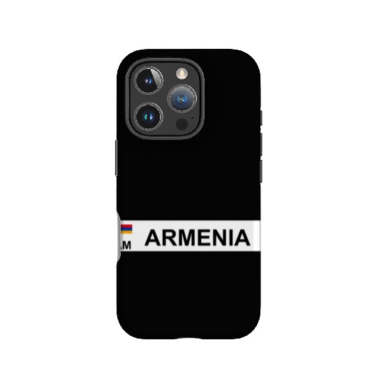 Realistic Armenia License Plate Sticker IPhone Cases