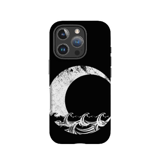 Moon and Ocean IPhone Cases