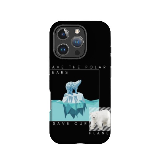 Save the Polar Bears IPhone Cases