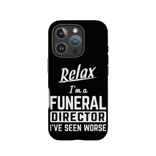 Funeral Director Director IPhone Cases
