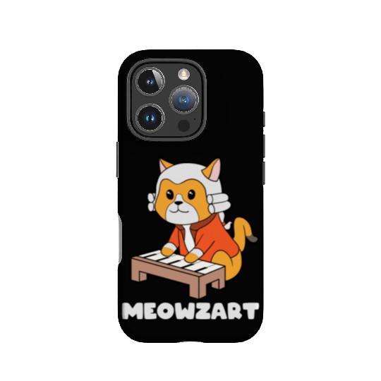 Meowzart Kitty Piano Funny Cat Pun Classical Music IPhone Cases