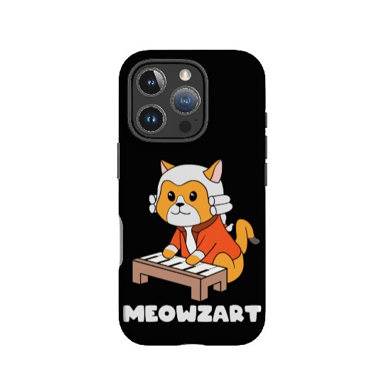 Meowzart Kitty Piano Funny Cat Pun Classical Music IPhone Cases