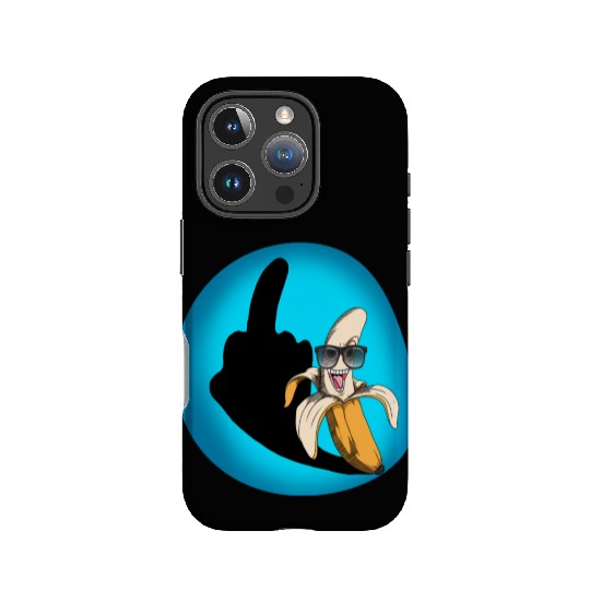 Dirty joke middle finger banana halloween shadow IPhone Cases