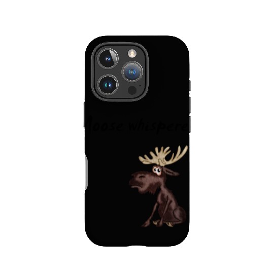 Moose whisperer IPhone Cases