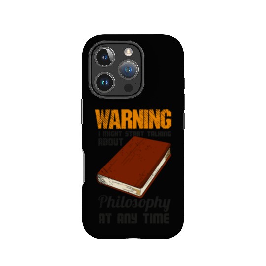 Philosophy Thinker Freethinker Philosopher IPhone Cases