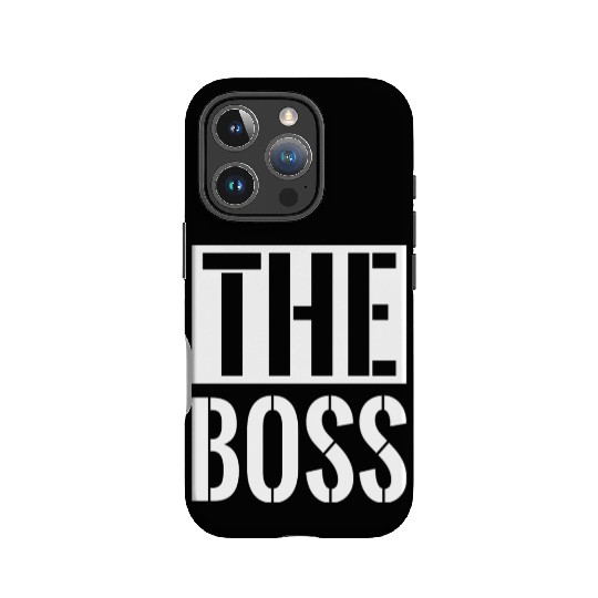 The boss- Funny gift IPhone Cases