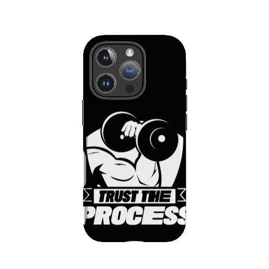 Trust The Process Gym Motivation Fitness Workout IPhone Cases