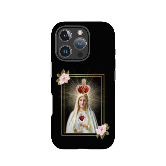 Immaculate Heart of Our Lady of Fatima Virgen Mary IPhone Cases