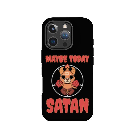Baphomet Maybe Today Satan IPhone Cases