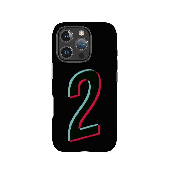 2 - jersey number - Tiktok glitch IPhone Cases