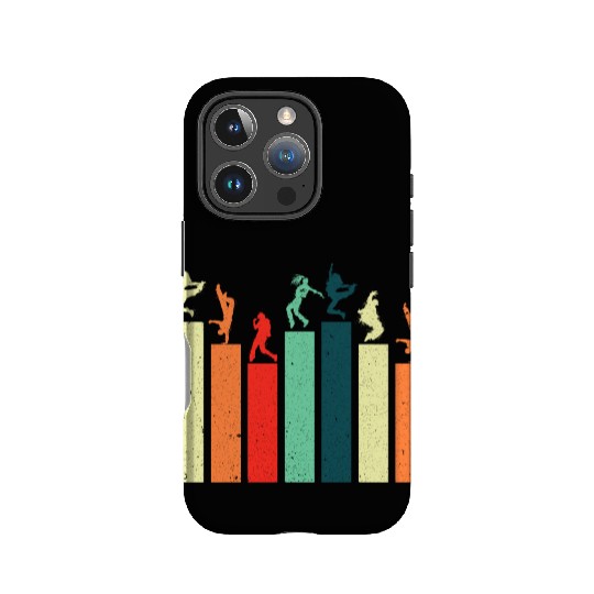 Break dancing Bboy poses Retro Vintage Hip Hop IPhone Cases