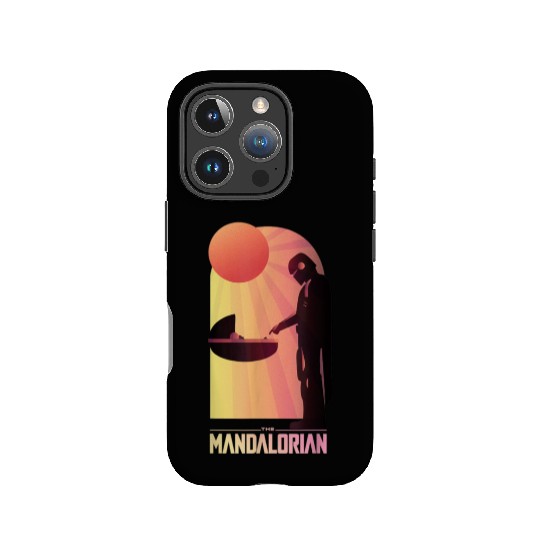Star Wars The Mandalorian The Child Sunset Meeting IPhone Cases