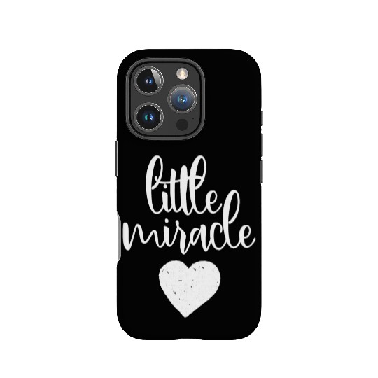 Little Miracle Newborn Announcement Baby Pregnancy IPhone Cases