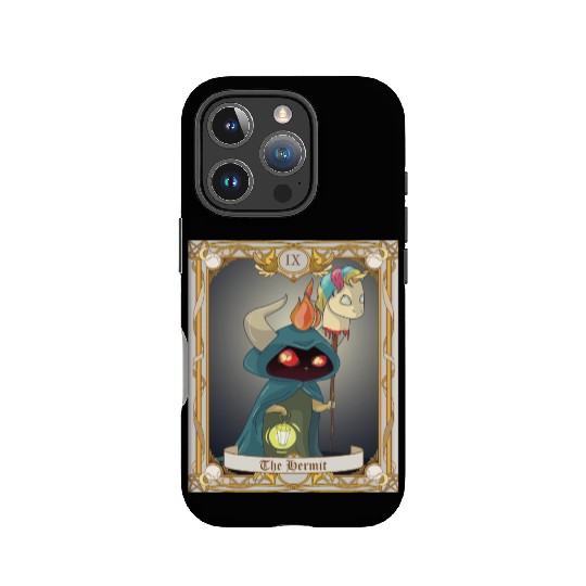 The Hermit Tarot Card, Major Arcana Anime Baphomet IPhone Cases