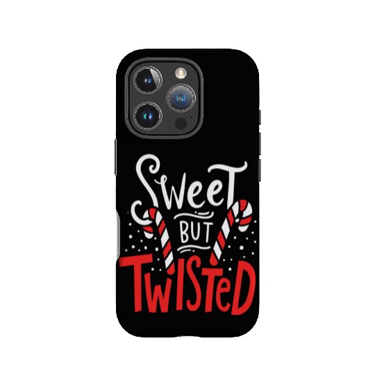 Sweet But Twisted Funny Christmas Candy Lollipop C IPhone Cases