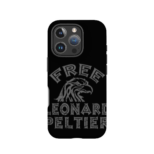 FREE LEONARD PELTIER EAGLE NATIVES grau used look IPhone Cases