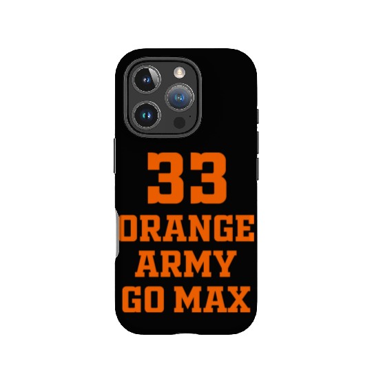 Orange Camouflage 3 IPhone Cases
