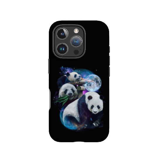 3 Moon Panda Funny Sichuan Bamboo Bear Animal Love IPhone Cases