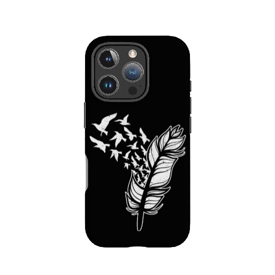 White Doves Feather Peace Freedom Media Writer IPhone Cases