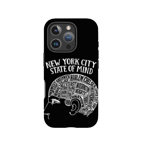 New York City Brain Head Design IPhone Cases