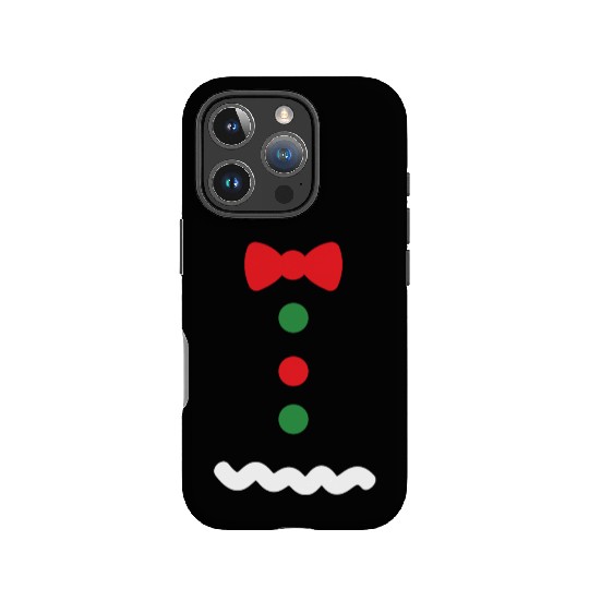 Ginger bread Man Holiday Costume Christmas Cookie IPhone Cases