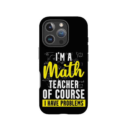 Math teacher math teacher math teacher math IPhone Cases