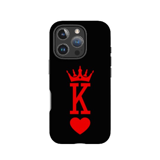 King of Hearts King Queen Couple Halloween Costume IPhone Cases